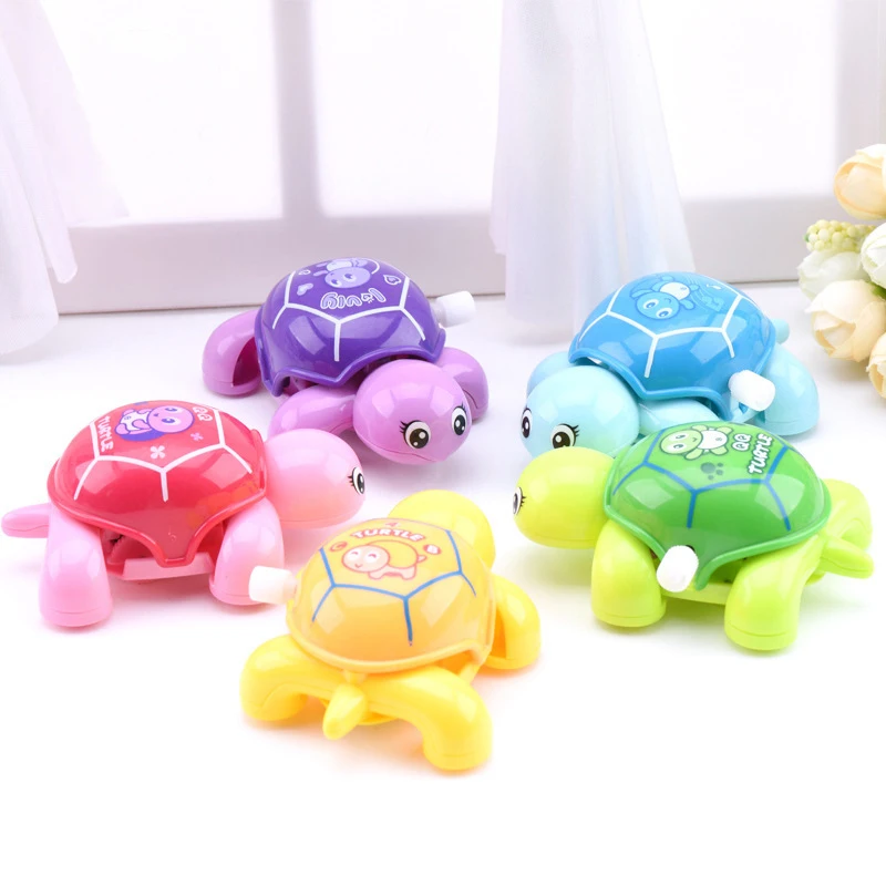 Baby Plastic Turtle Classic Clockwork Wind Up Toys for Children Kids ...