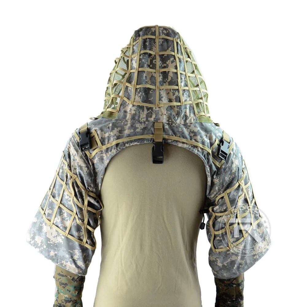 ROCOTACTICAL Ghillie костюм основа Ripstop Снайпер Ghillie Viper капюшон Лесной/сp MultiCam/ACU/Цифровой Лесной
