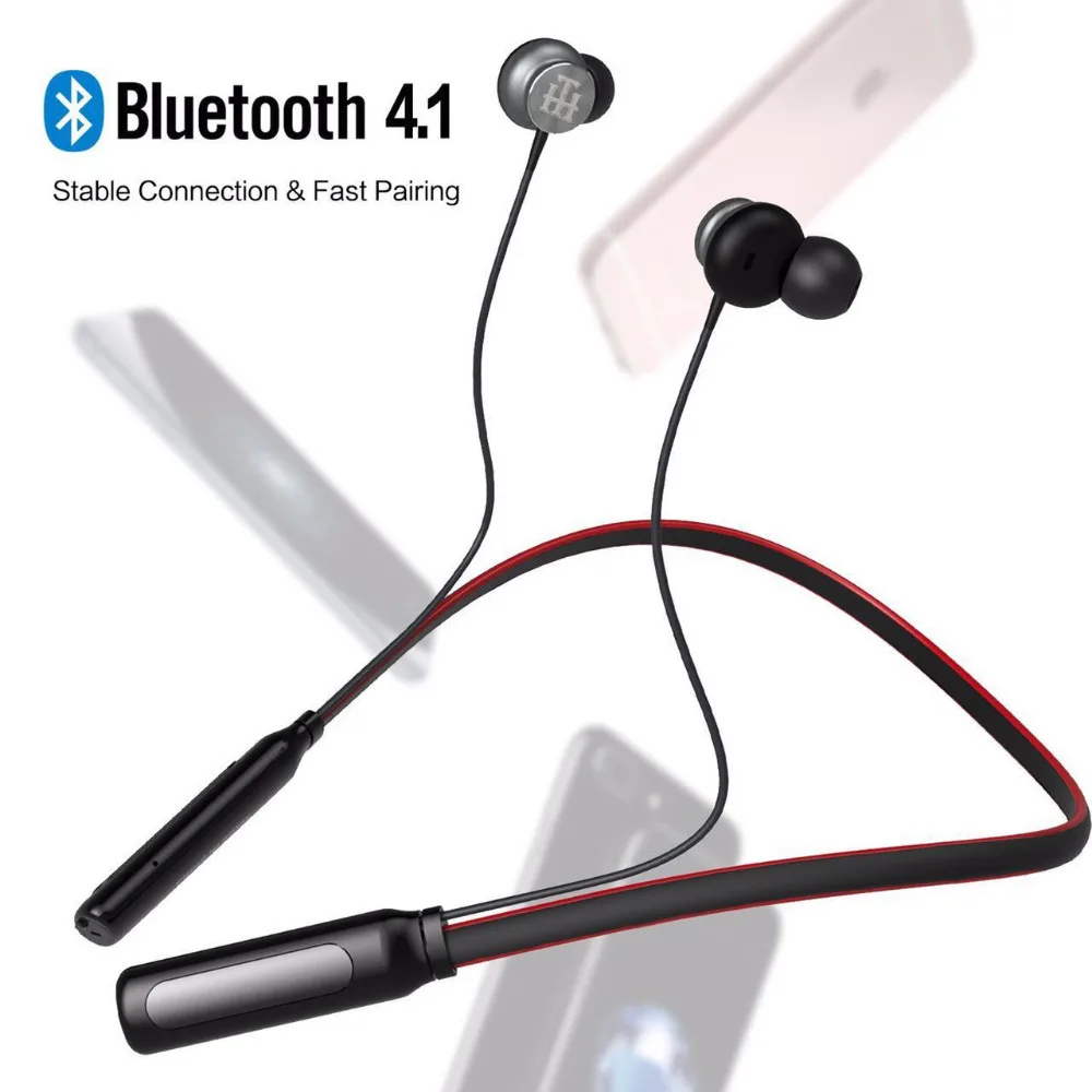 Hutmtech ne01 Беспроводной Bluetooth Наушники Спорт стерео Водонепроницаемый Fone де ouvido С