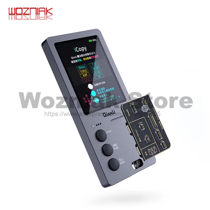 Günstig QIANLI iCopy Plus LCD Bildschirm lichtempfindliche Reparatur Instrument Für 7 7p 8 8p x s XR xsmax Batterie photometer