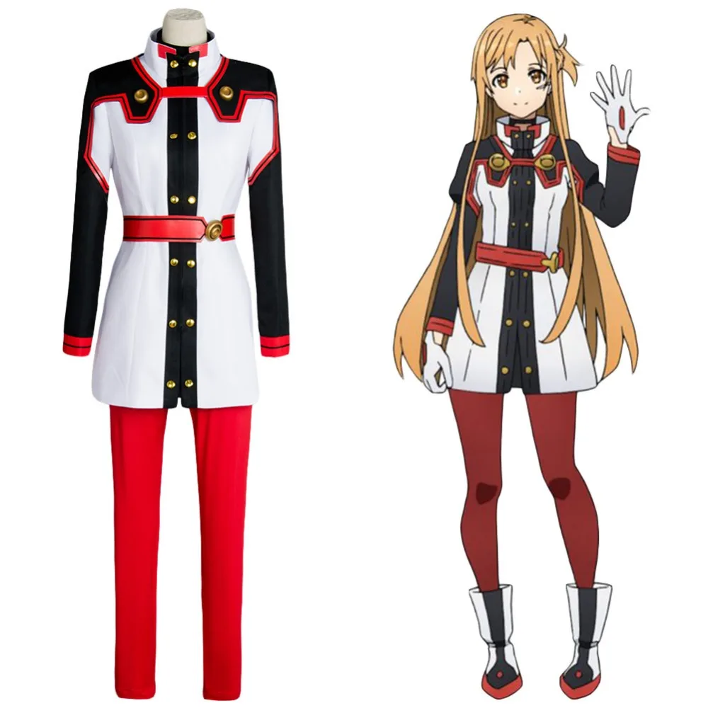 Sword Art Online SAO the Movie Ordinal Scale OS Asuna Yuuki/Yuki карнавальный костюм на Хэллоуин женский