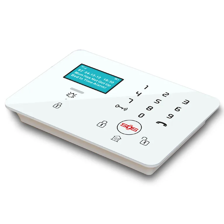 SmartYIBA 4G SIM SMS GPRS APP Control Wireless Smart Home Security Alarm System DIY Kit with Auto Dial Fire Smoke Senor Alarm