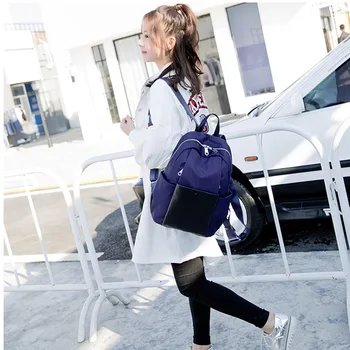 

050618 new hot women fashion nylon backpack