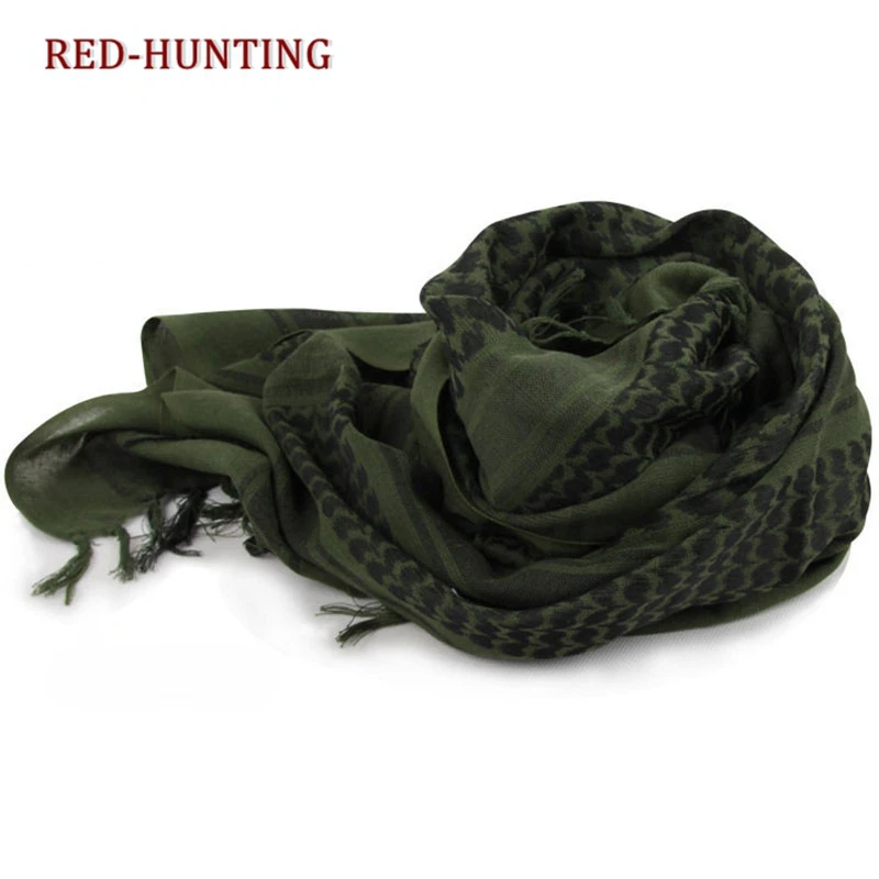 Desert Military Shemagh Scaries Tactical Keffiyeh Head Neck Scarf Arab Wrap Free Shipping