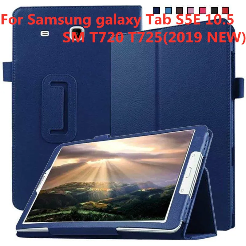 Ультратонкий чехол из искусственной кожи для Samsung galaxy tab S5E SM T720 T725 10,5 дюймов 2019 чехол для планшета galaxy tab s5e