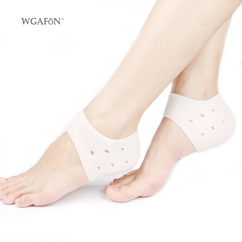 

WGAFON 1 pair foot heel protectors Silica gel toe separator Hallux valgus orthosis toes correction Foot Care silicone Toe tool