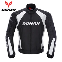 DUHAN Motorcycle Jacket Summer Men’s Motocycle Touring Jacket Waterproof Racing Sports Moto Jacket with Motorcycle Protector