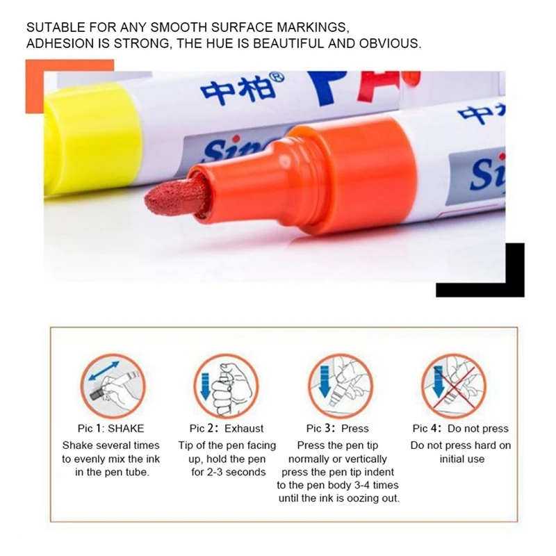 

Professiona 12 Colors Magic Bike Scratch Repair Paint Pen Can Write 200m Waterproof Reflective Bicycle Sticker Personalizado