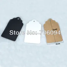 1000 PCSt, 4*7 см Свадебное приглашение коричневый крафт-Бумага бирки кружевная головка гребешка этикетка багаж Заказной крафт-подарок бирка нужна дополнительная стоимость