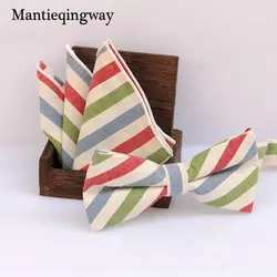 Mantieqingway Англия Стиль Для мужчин бабочкой груди Полотенца карман квадратных шуры Модный деловой Бизнес платок Полотенца галстук набор
