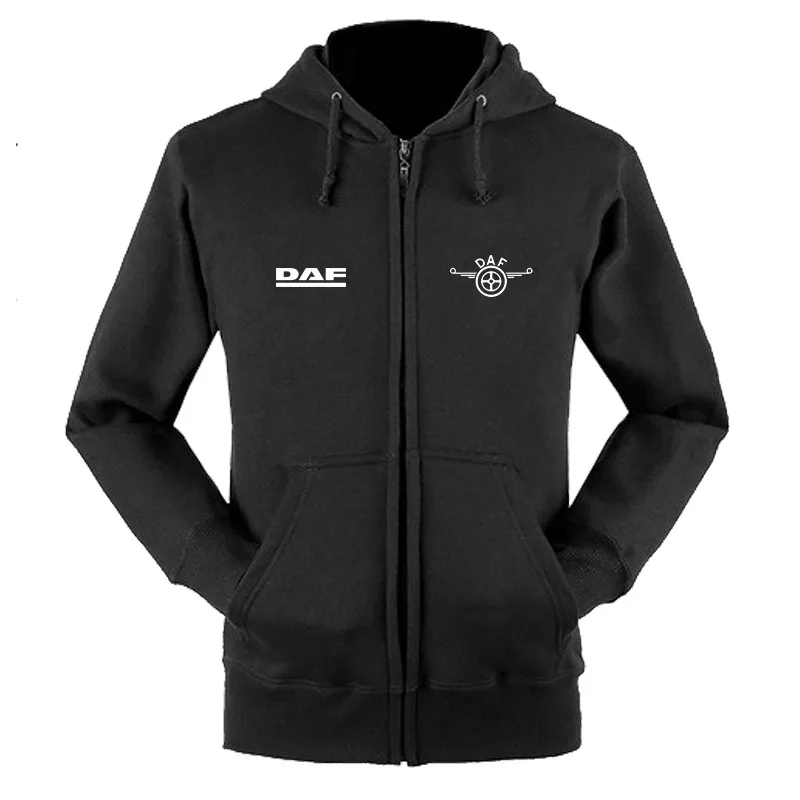 

DAF logo zipper sweatshirts coat custom 4S shop zipper hoodie jacket