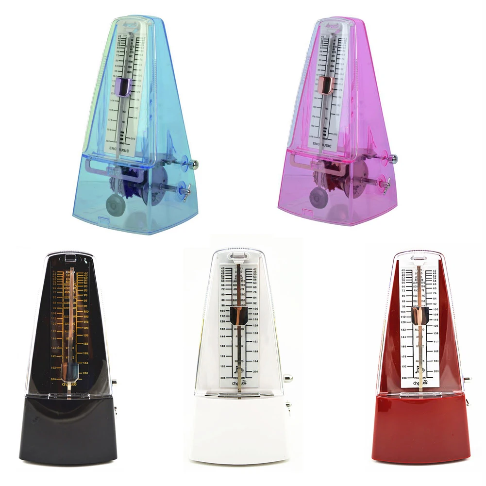 

Homeland Transparent Mechanical Metronome High Accuracy&Quality Japan Design Clockwork For Piano Guitar Orchestral Instrument