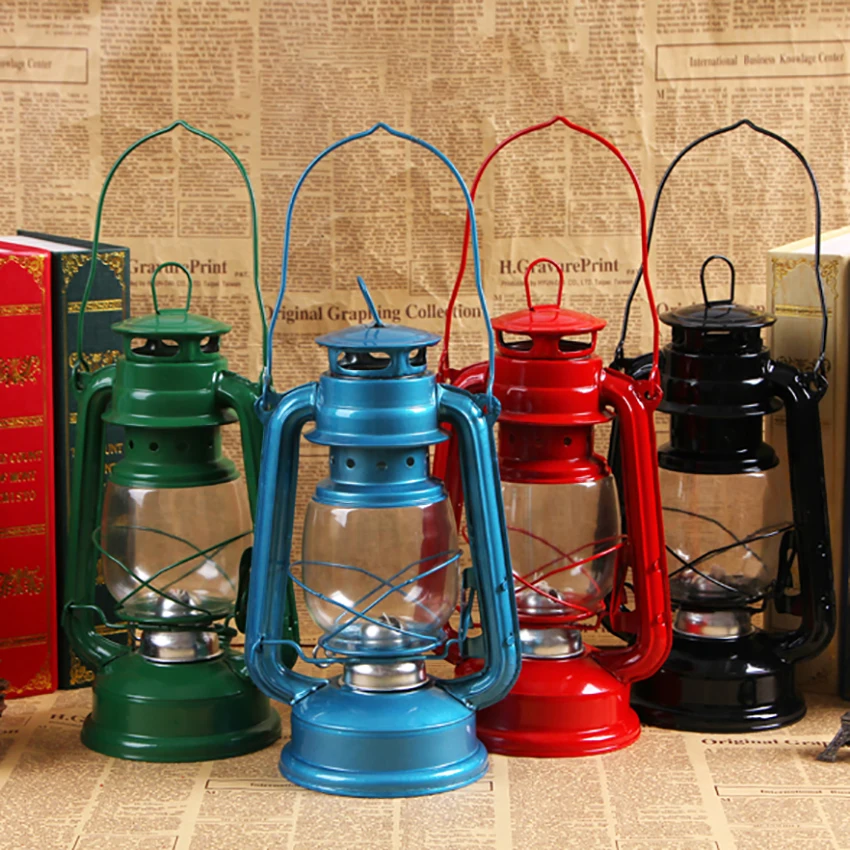 portable retro camping lamp