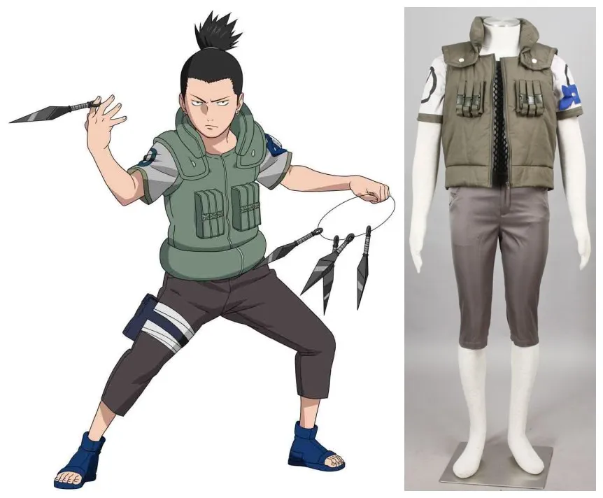Костюм для косплея NARUTO Nara Shikamaru|Костюмы аниме| |