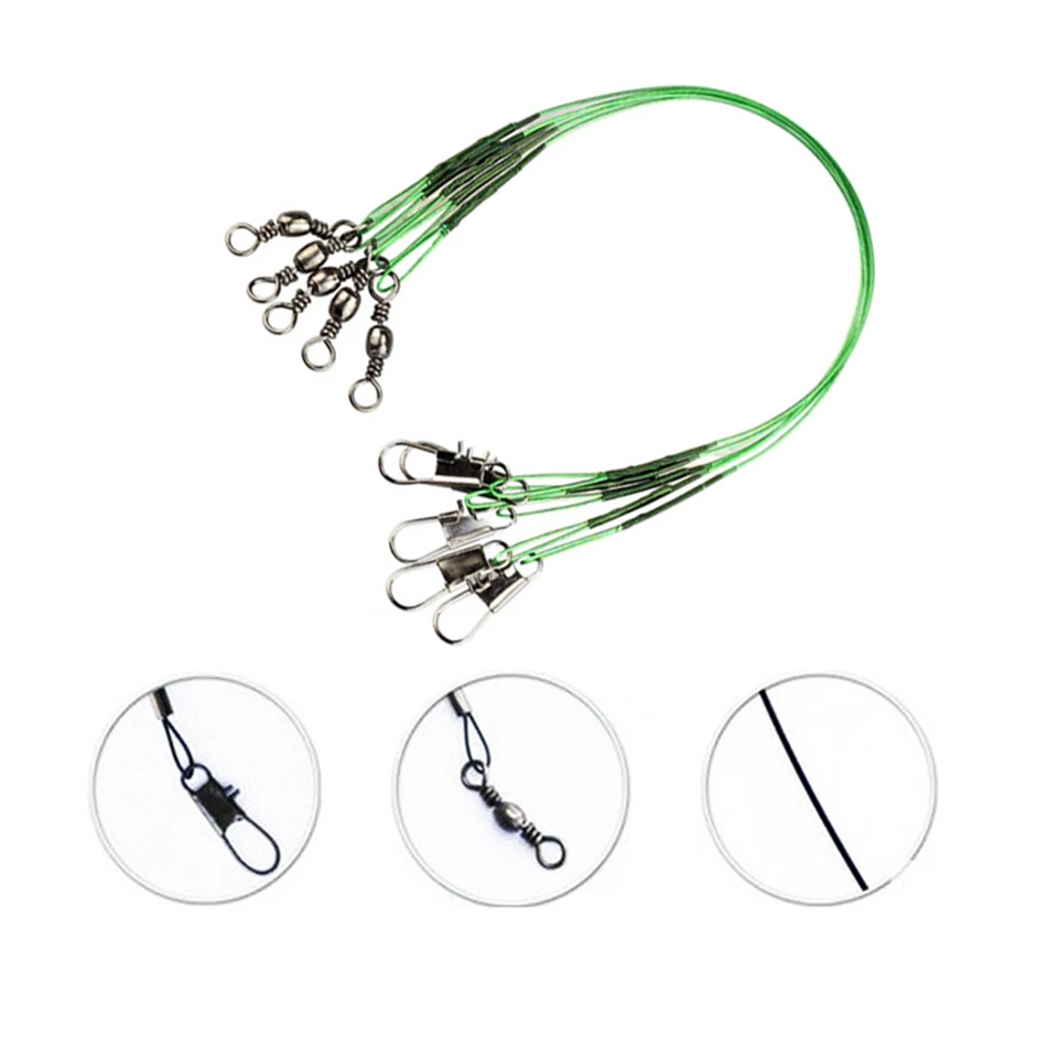 Buy 10Pcs Stainless Steel Wire Fishing Line Fishing