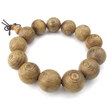 Ювелирный мужской браслет, тибетские буддистские сандалии жемчужная Молитва мала, дерево, цвет дерева