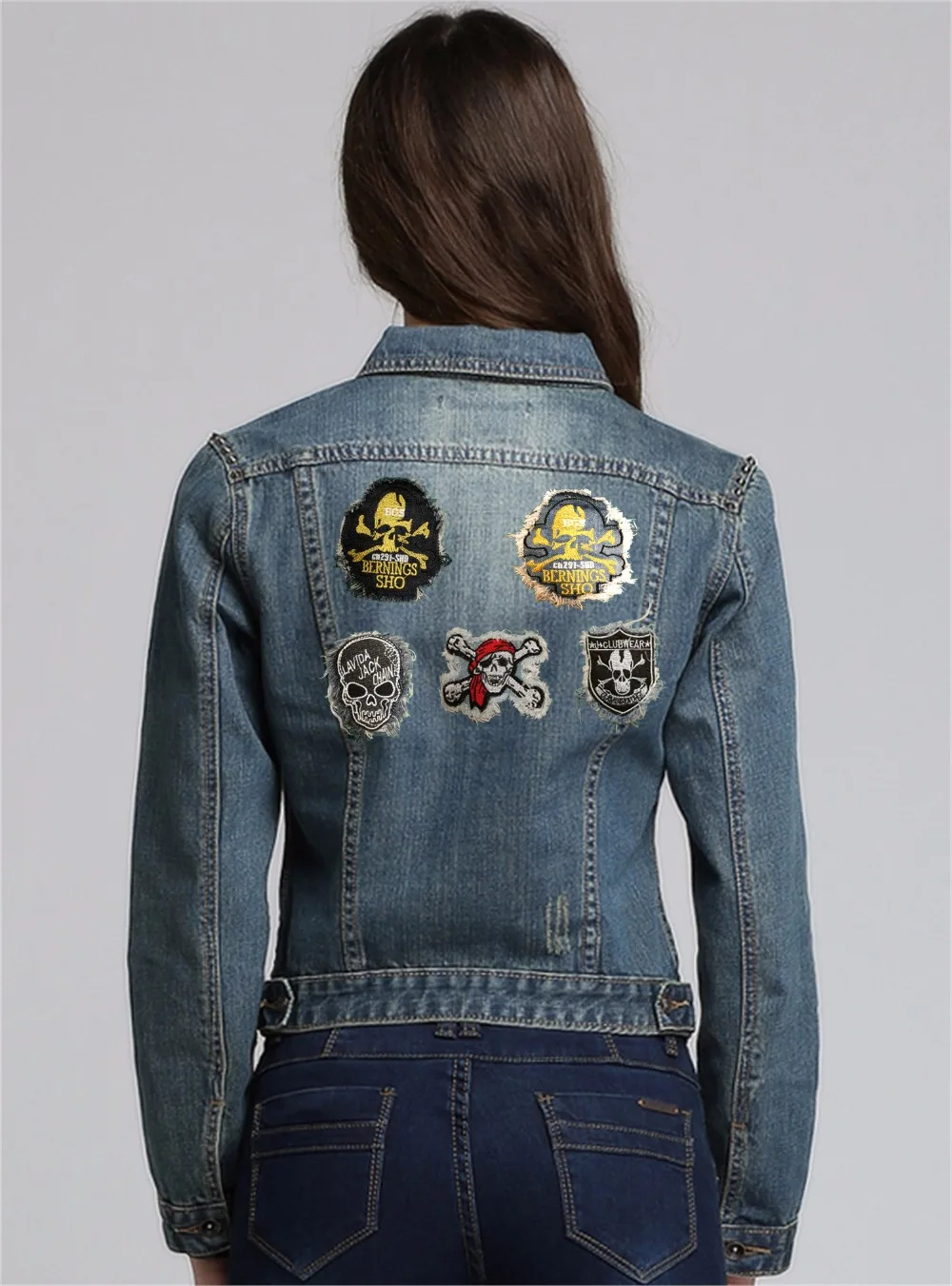 

Small batch of skeleton pirate cowboy clothing patches
