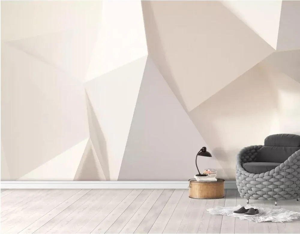 Beibehang пользовательские фото обои 3d скандинавский сплошной геометрический фон простые обои домашний декор papel де parede 3d обои