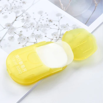 

100pcs Remove Bacteria Disposable Soap Tablets Outdoor Health Wash Hands Travel Soap For Business Travel Public Toilet Hotel