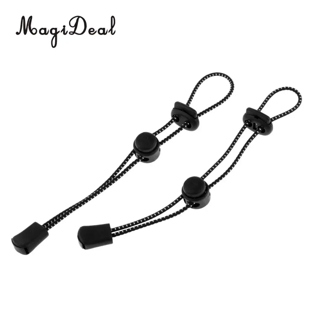 2 Pieces Outdoor Walking Stick Holder Elastic Wrist Strap for Backpack Hiking Pole Canes Alpenstocks Fixing Buckle Security