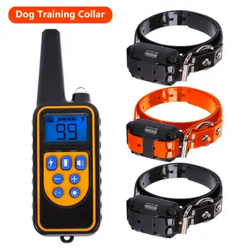 

LED 800 m Adjustable Waterproof Rechargeable Remote Control Dog Training Collar