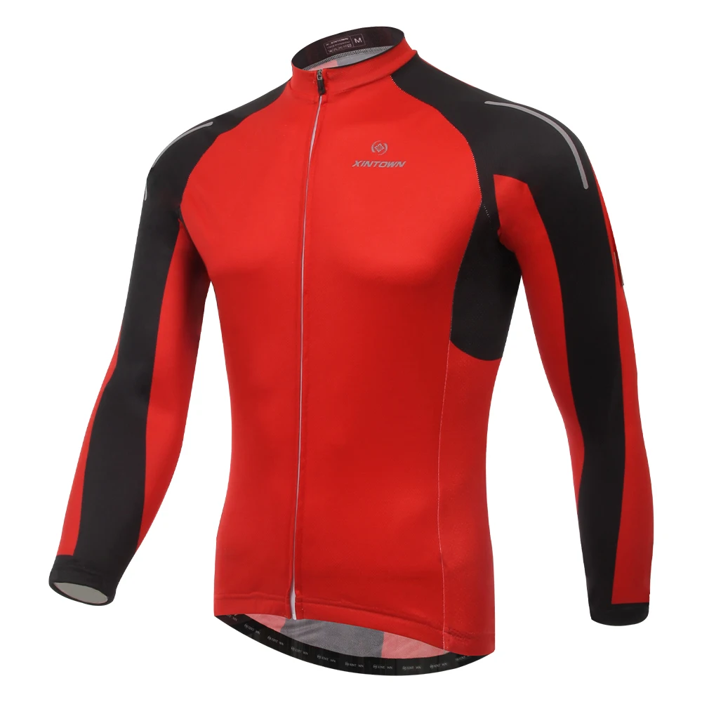 

XINTOWN 15XTYJRDCT Mens Long Sleeve Cycling Jersey Bike Shirt Cycling Clothing
