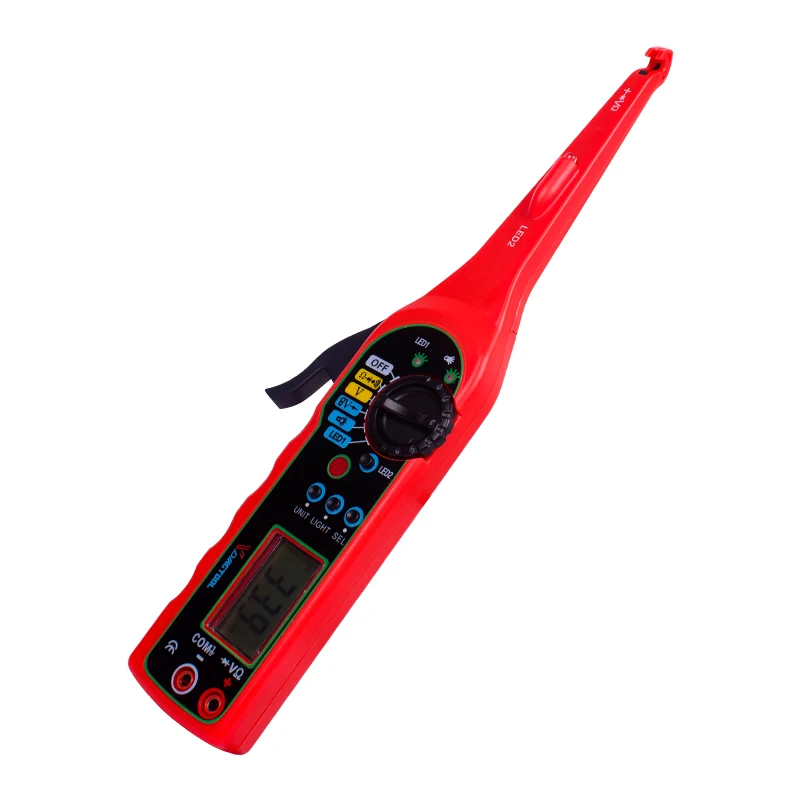 MS8211 мультиметры анализаторы MS8211 Цифровой мультиметр ACV/DCV электрический ручной Tester0-380V с лампой для диагностики автомобиля