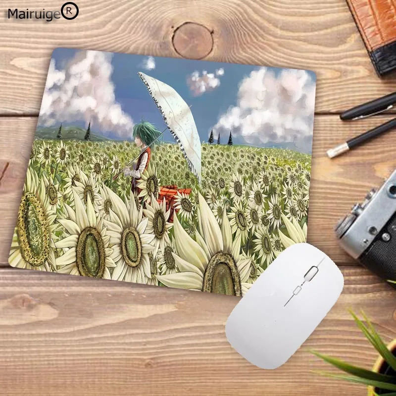 164-field-sunflowers-girl-umbrella-anime-art