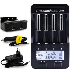 2018 Liitokala Lii-500 300 S1 NiMH Батарея Зарядное устройство, 3,7 В 18650 18350 18500 17500 10440 26650 1,2 В AA AAA 5 В выход ЖК-дисплей Зарядное устройство