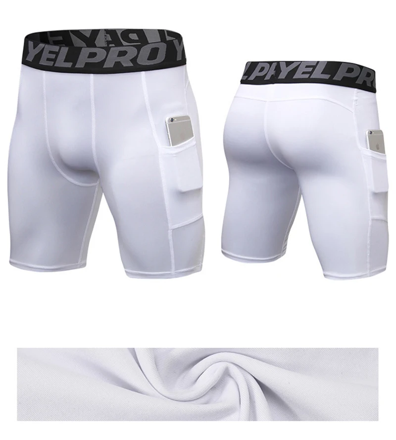 Летние Быстросохнущие шорты Для мужчин s сексуальные спортивные плавки Фитнес тренировочные компрессионные эластичные шорты Для мужчин