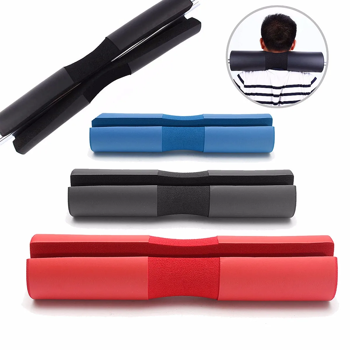 1PCS Foam Padded Barbell Bar Cover Pad Weight Lifting Squat Shoulder