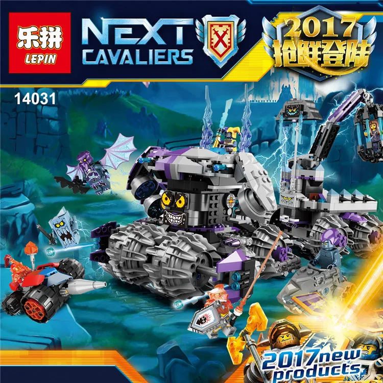 

Lepin 14031 Nexus Knights Building Blocks set Jestro's Monstrous Vehicle Kids bricks toys compatible 70352
