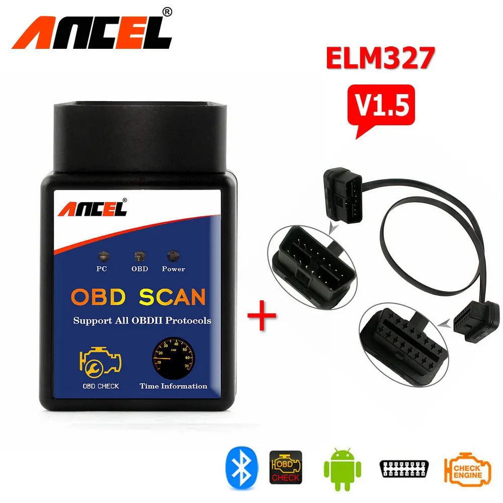 Prix pour 2017 Date Universal ELM327 Bluetooth Scanner Obd2 ii v 1.5 Voiture Scanner obd2 Adaptateur Pour Android Lecteur de Code Livraison Gratuite Prix pour 2017 Date Universal ELM327 Bluetooth Scanner Obd2 ii v 1.5 Voiture Scanner obd2 Adaptateur Pour Android Lecteur de Code Livraison Gratuite