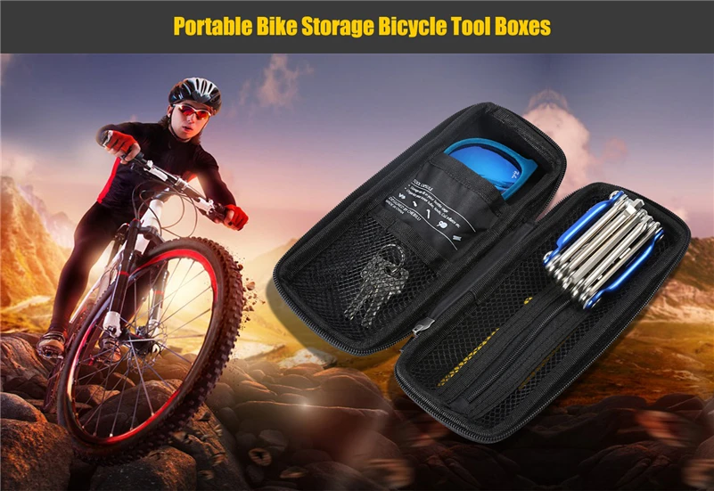 Clearance WEST BIKING Bike Tools Capsule Case Bicycle Accessories Repair Tools Kit Organizer Storage Riding Boxes Bottle Cycling Tool Bag 0