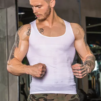 

Men Body Shapers Vest Shirt Support Slimming Vest Shapers Compression Thermo Cincher Corset Vest Tummy Belly Slim Shapewear