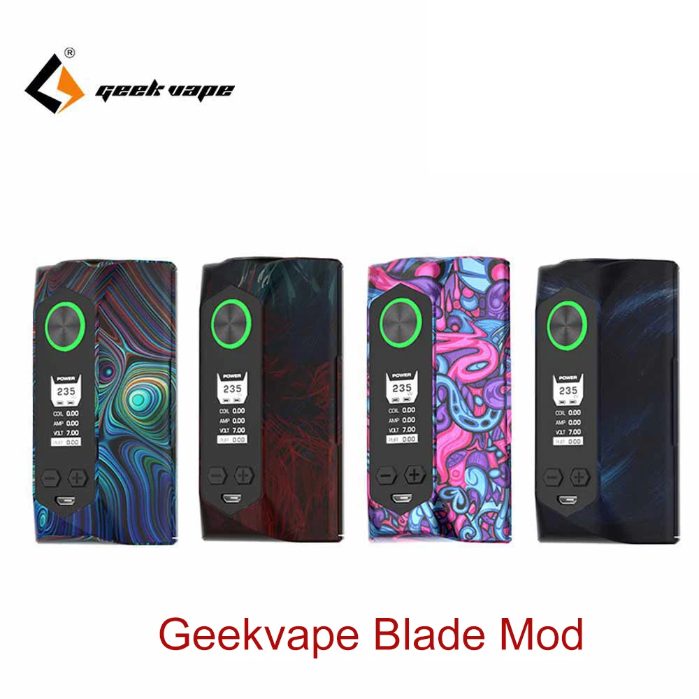 Оригинальный Geekvape лезвие mod 235 Вт с авиационного Материал лезвия коробка | Отзывы и видеообзор