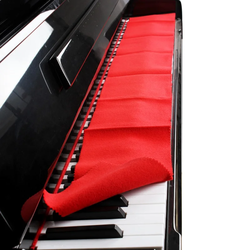 2019 New Red Soft Nylon+Cotton Piano Keyboard Dust Cover For Any 88 Key