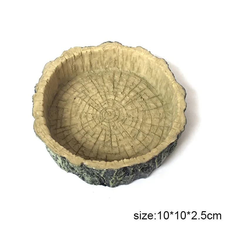 

Crawler Pet Feeder Bowl Basin Resin Non-toxic Food Water Pot Reptile Turtle Tortoise Scorpion Lizard Crabs Pets Supplies 899