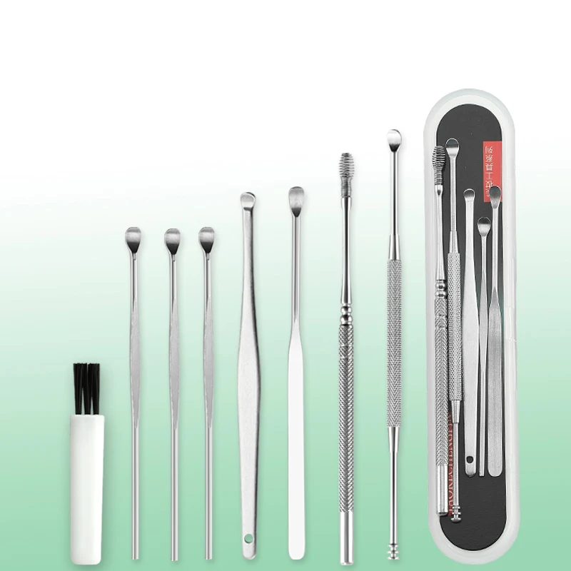 

3pcs/8pcs Smart Spiral Ear Cleaner Earpick Swab Easy Earwax Removal Soft Cleaner Prevent Ear-pick Clean Tools Ear Care Kit