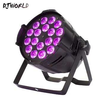 

LED Can Par 18x15W Light Casting Aluminum Stage Par RGBWA 5in1 Wash Lights Business Lights Professional For Party KTV