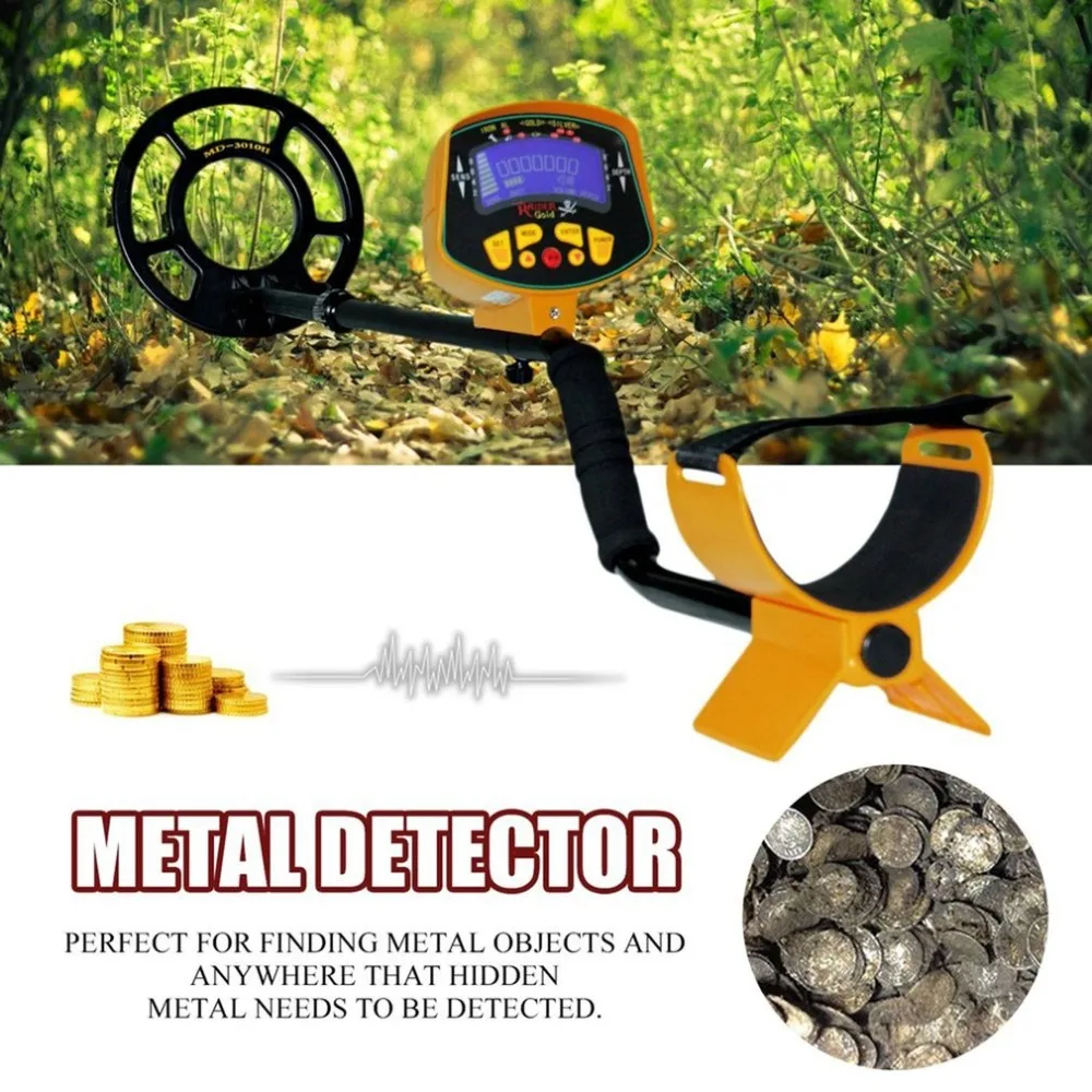 Глубоко подземный детектор металла Высокая чувствительность ЖК дисплей экран дисплея поиск Gold Digger сокровище охотничий фонарь сканер