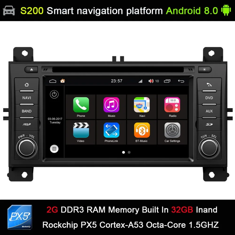 Android 8 0 system PX5 Octa 8 Core CPU 2G Ram 32GB Rom Car DVD Radio