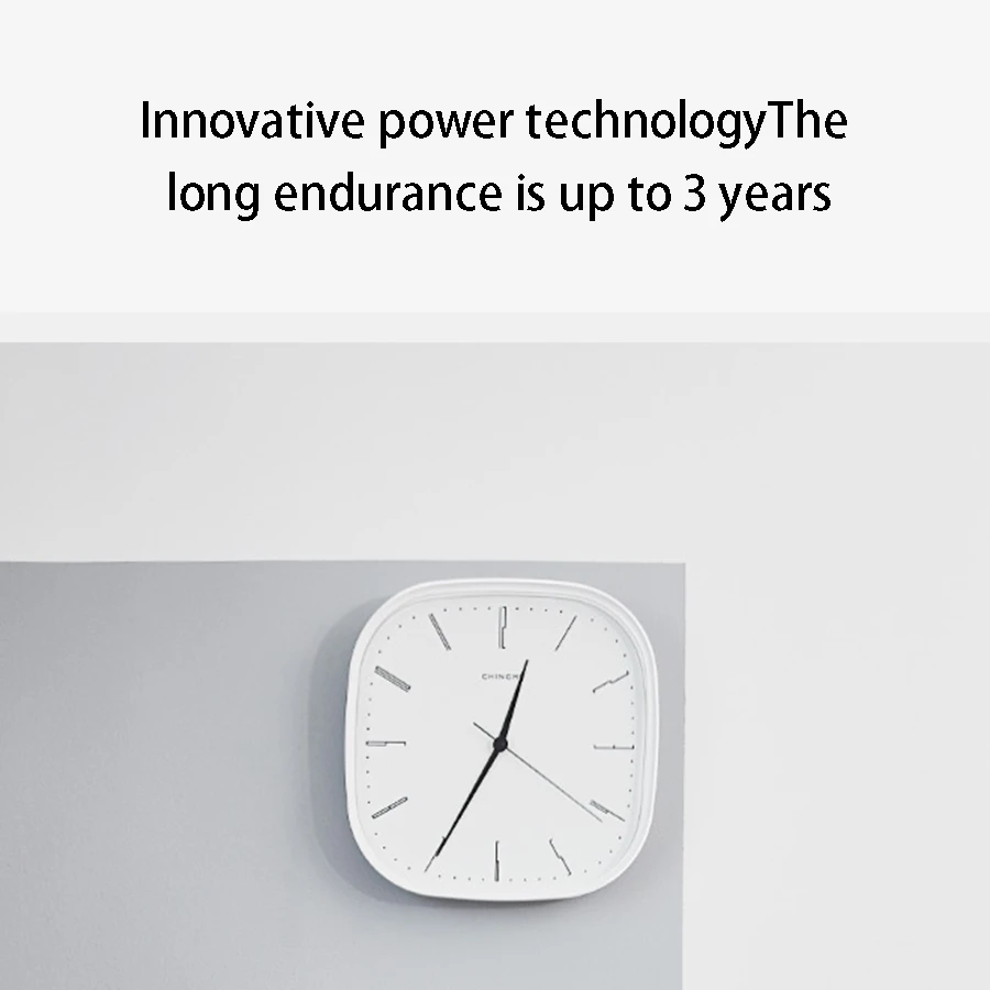 Настенные часы Xiaomi Mijia Chingmi новые ультратихие ультраточные от известного