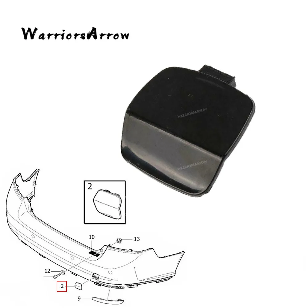 

Rear Bumper Tow Hook Eye Cover Cap Unpainted For Volvo S40 2008 2009 2010 2011 2012 2013 39886337 30744941
