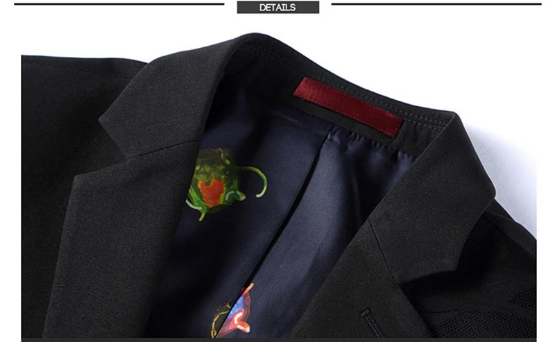Men Slim Fit Blazer High Quality Patchwork One Button Casual Blazers Jacket Autumn Winter Masculine Blazer Plus Size M-4XL (18)