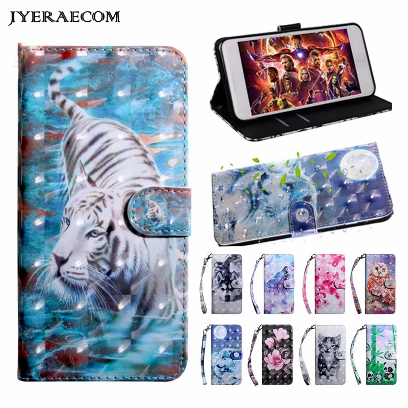 Painted PU Leather+Silicone Wallet Cover Case For Coque LG K8 2018 European Version Phone | Мобильные телефоны и