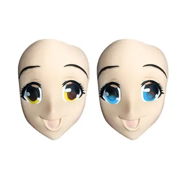 

2019 Halloween Anime Mask Big-eyed Girl Mask 3D Cosplay Props for Costume Party Cosplay Japanese Role Play Anime Mask Doll
