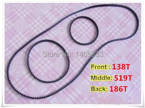 RC Belt Pack 138T 519T 186T for 1 10 3Racing SAKURA D3 CS Drift Racing Car