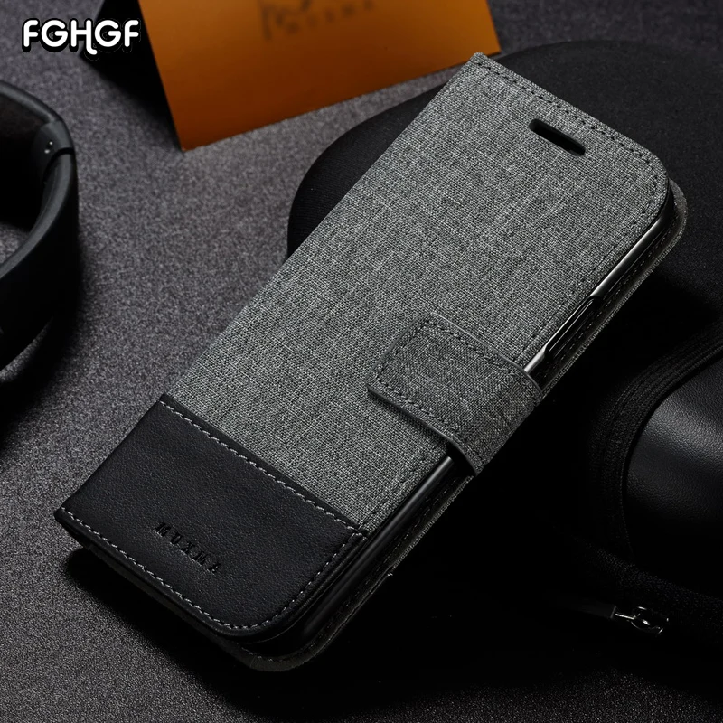 

FGHGF Case For Nokia 6 Case Cover For Nokia 8 Case Fashion Canvas PU Leather Case For Nokia6 Nokia8 TA-1000 Business Wallet Copa