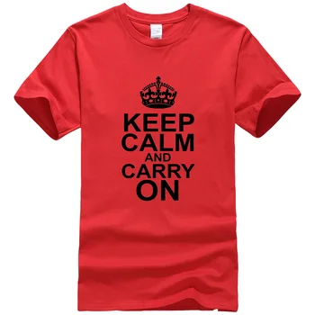 

Keep Calm And Carry On letter print men's T-shirts 2018 summer clothes casual harajuku t shirt brand kpop hip hop top T-shirt